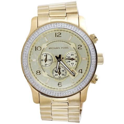 michael kors gold watch digital|michael kors diamond watch men's.